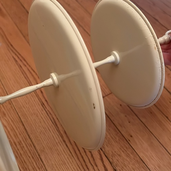 NWOT Anthropologie 3-tier dessert cookie brownie cake stand rustic farmhouse fun - Picture 6 of 8